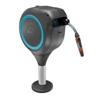 Box na hadici na terasu RollUp S, 15m hadice, tyrkysová