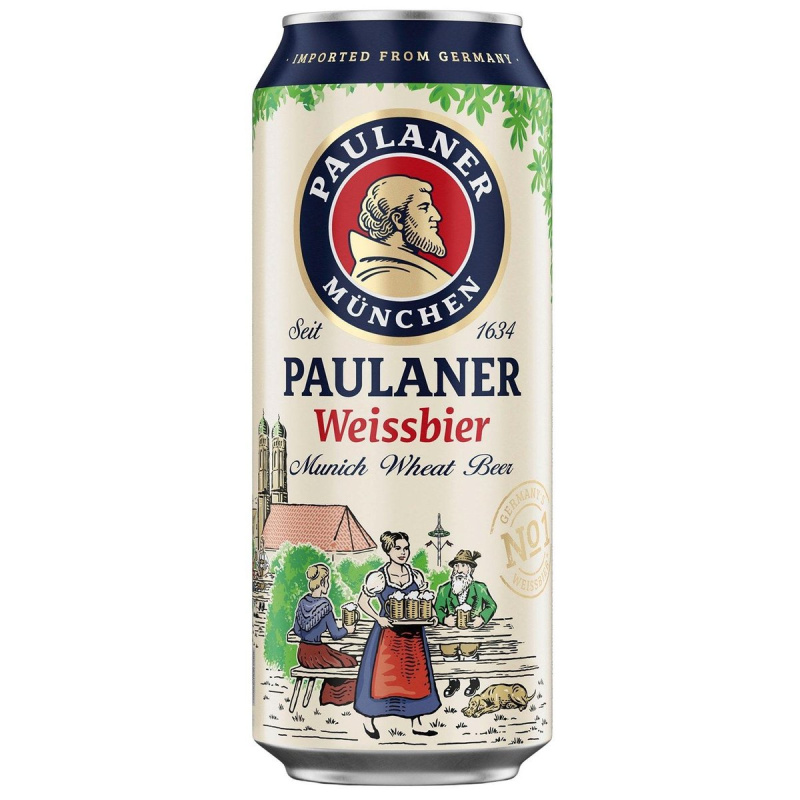 Paulaner Hefe-Weissbier Naturtrub plech