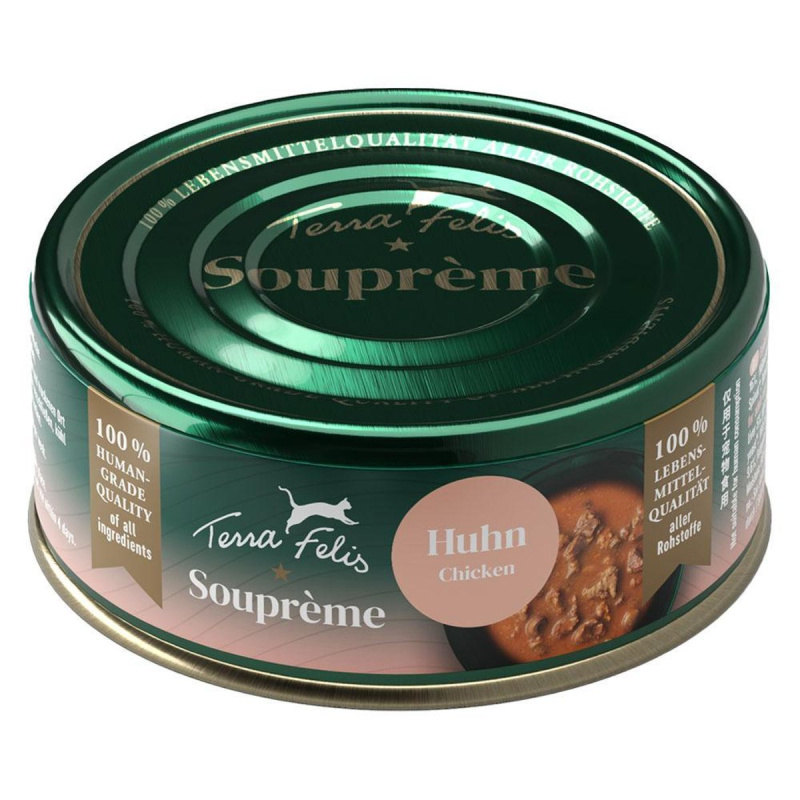 Terra Felis Souprème Konzerva pro kočky krémová polévka kuře