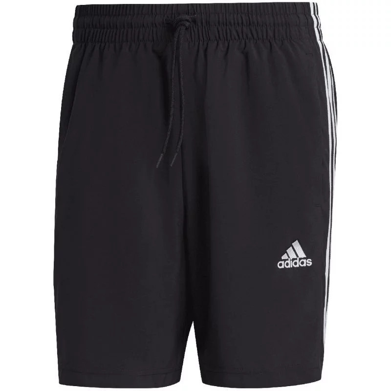 Pánské šortky 3-Stripes  M IC1484 černo-bílé - Adidas L