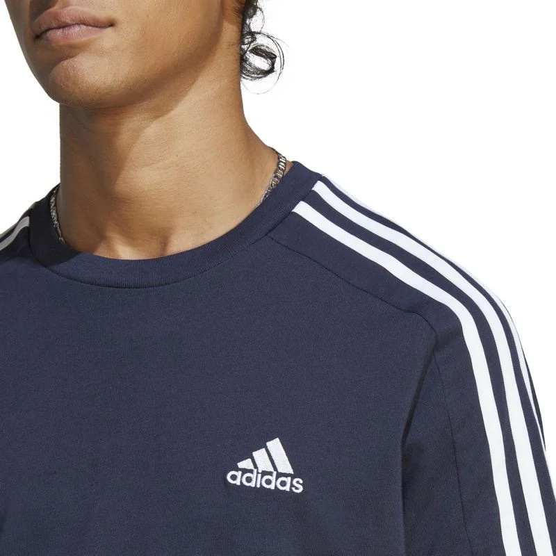 Pánské tričko adidas Essentials Single Jersey 3-Stripes Tee M IC9335 s