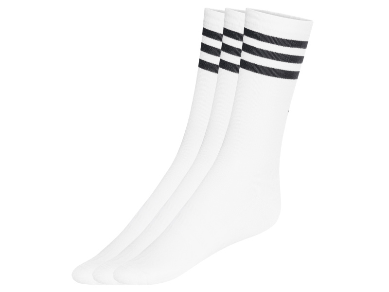 adidas Dámské / pánské ponožky »Crew«, 3 páry (43-47)