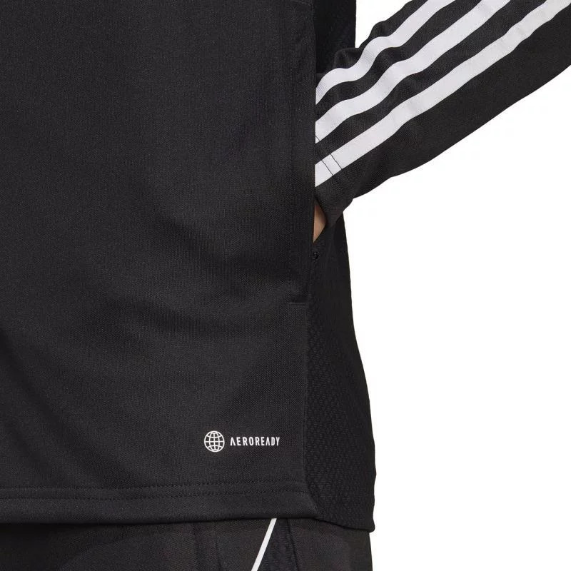 Pánská trénink mikina HS7231 Černá s bílou - Adidas černá s bílou 2XL