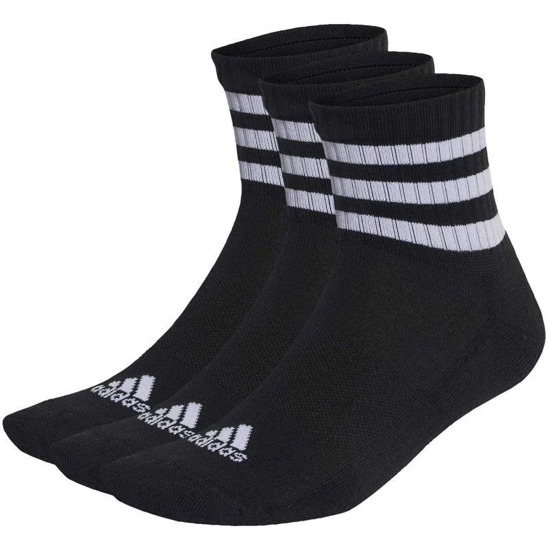 Ponožky adidas 3-Stripes Cushioned Sportswear Mid-Cut 3 páry IC1317 40-42