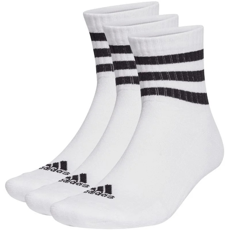 Adidas 3-Stripes Cushioned Sportswear Mid-Cut 3P HT3456 40-42