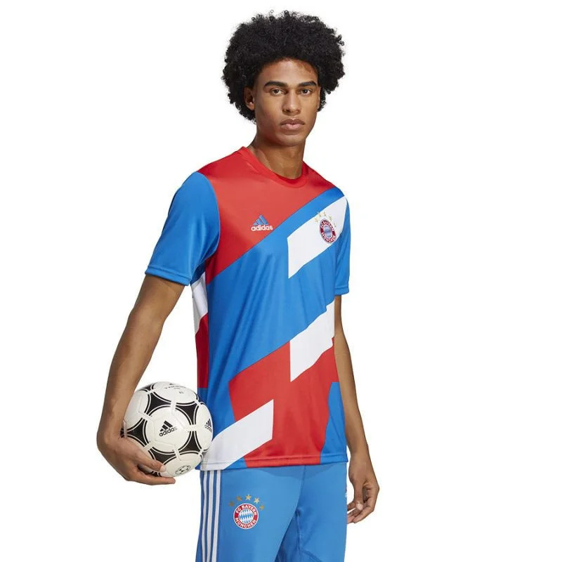 Pánské tričko FC Bayern Pre-Match JSY M HU1261 - Adidas L