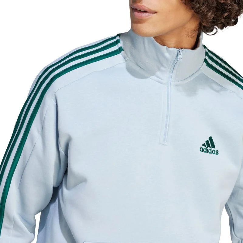 Mikina adidas Essentials Fleece s třemi pruhy 1/4-Zip M IJ8909 S