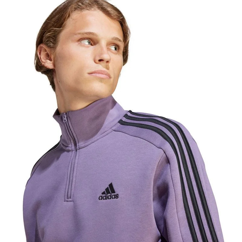 Mikina adidas Essentials Fleece s třemi pruhy 1/4-Zip M IJ8912 2XL