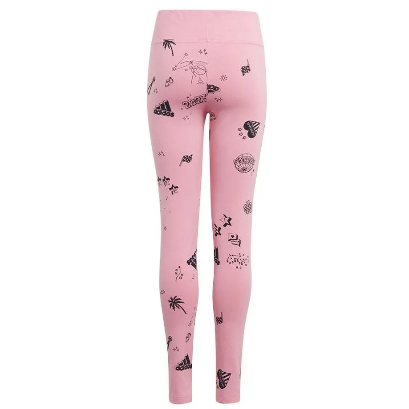 Legíny adidas JG Bluv Q3 Tight Jr IA1568 164 cm