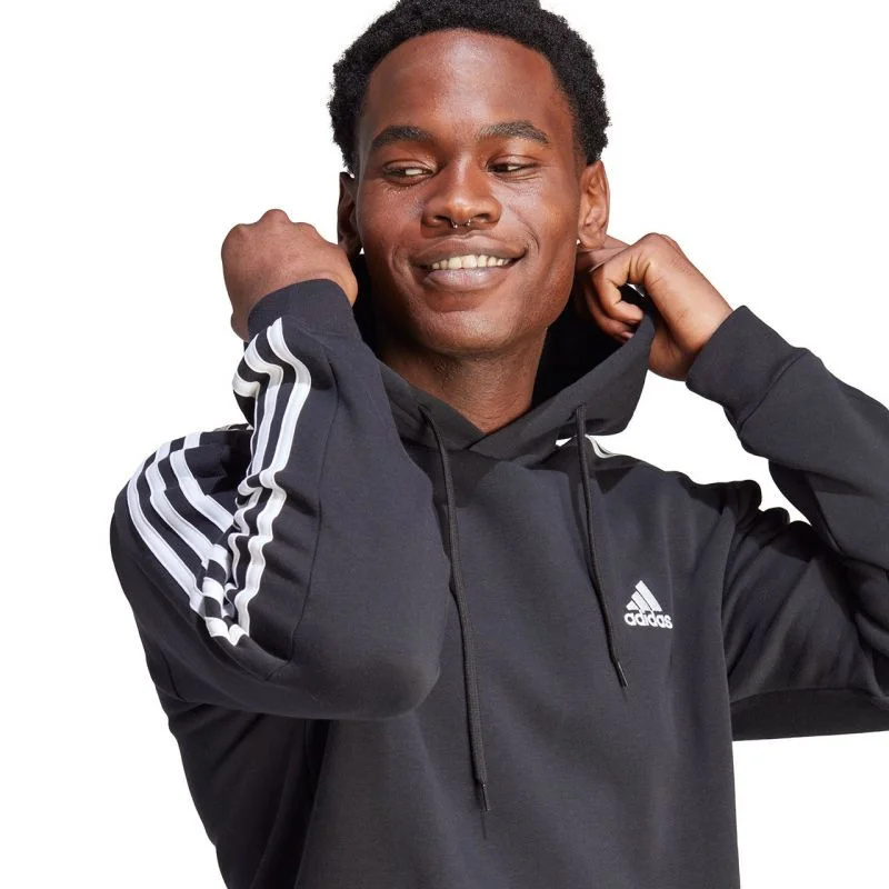 Adidas Essentials Fleece 3-Stripes Hoodie M IB4028 pánské 2XL