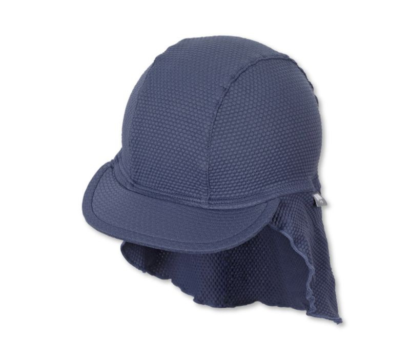 Dětský UV klobouk s plachetkou modrý STERNTALER Velikost: 45cm