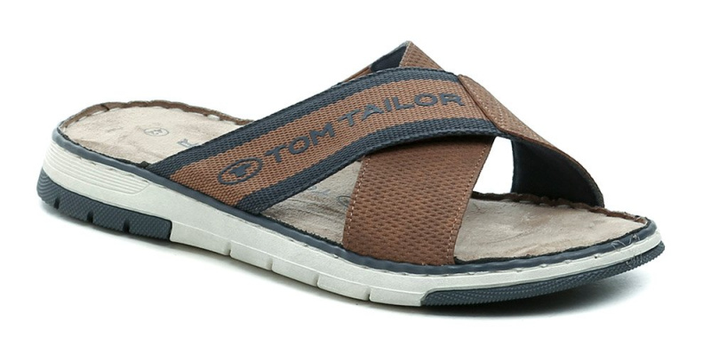 Tom Tailor 7480210004 hnědé pánské nazouváky EUR 41