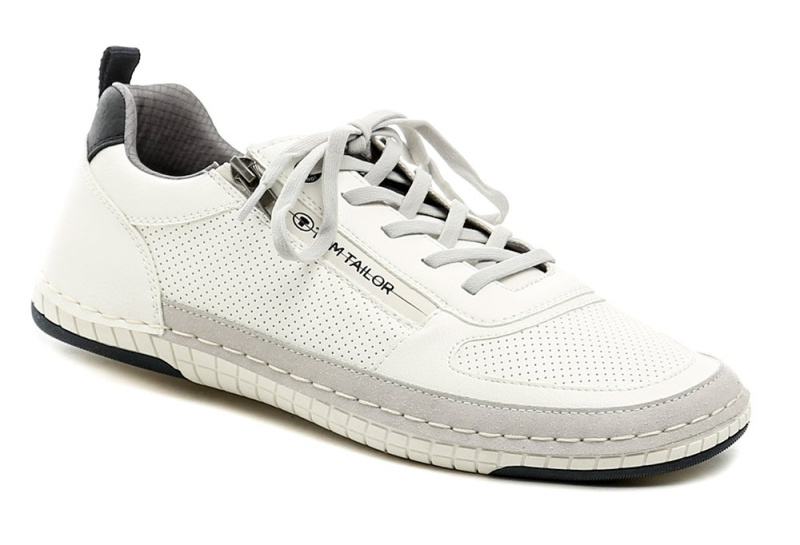 Tom Tailor 9580040008 bílé pánské polobotky EUR 42