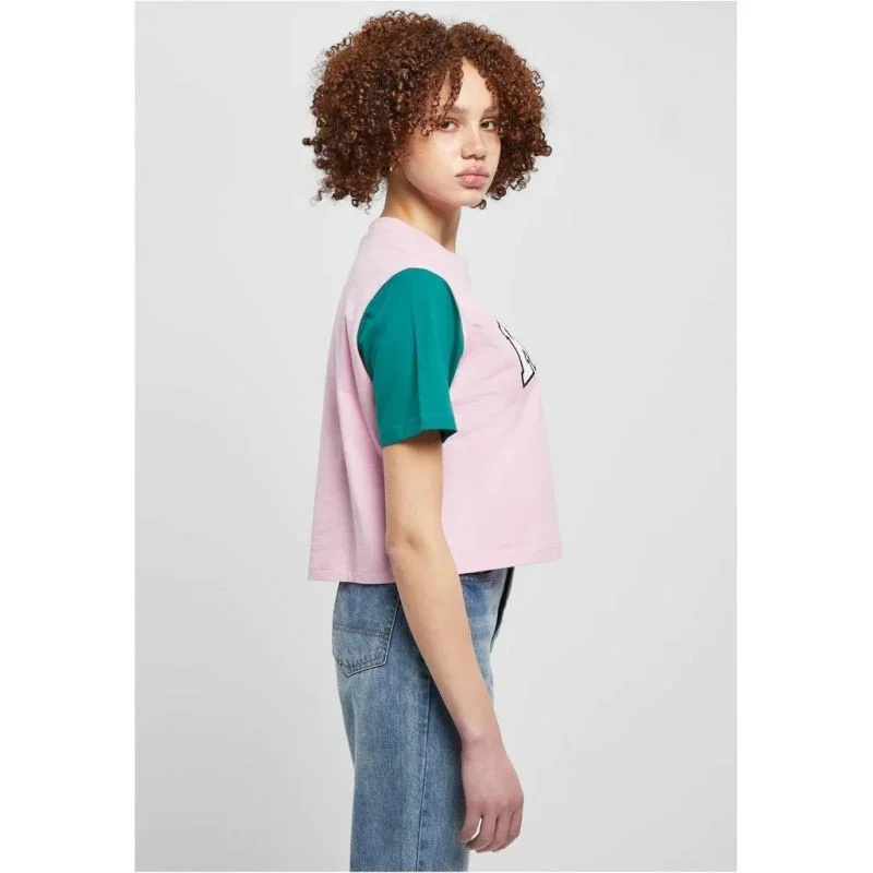 Tričko Karl Kani Serif Crop Block Tee W 6130859 L