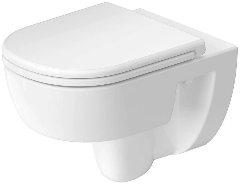 Závěsné WC Duravit D-Code 2.0 / vodorovný odpad / bezokrajové / bílá Varianta: ivi1