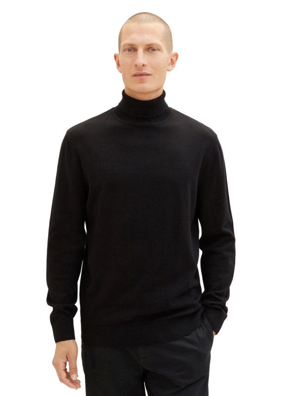 Pánský svetr  Tom Tailor  černý-3XL