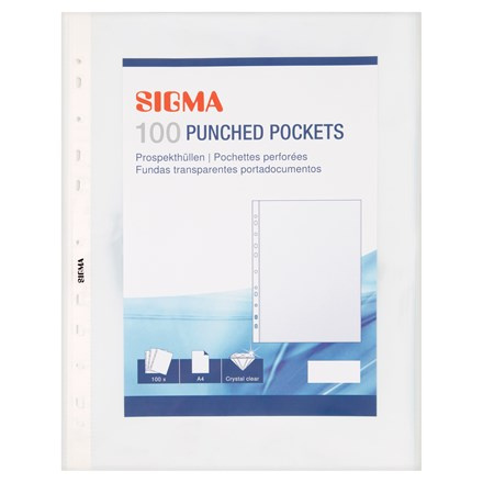 SIGMA Obal zakládací U A4 38µ LE 100 ks