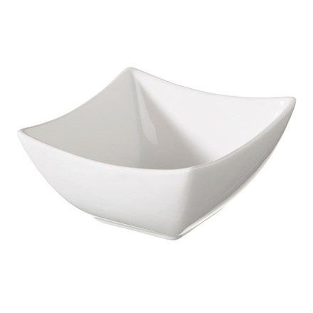 METRO PROFESSIONAL Miska loď 9 x 9 cm VILO porcelán bílá 3 ks