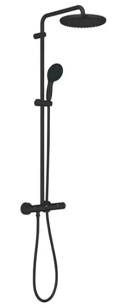 Grohe Vitalio Start System sprchový systém s termostatickou baterií černá matná 266772431 G266772431