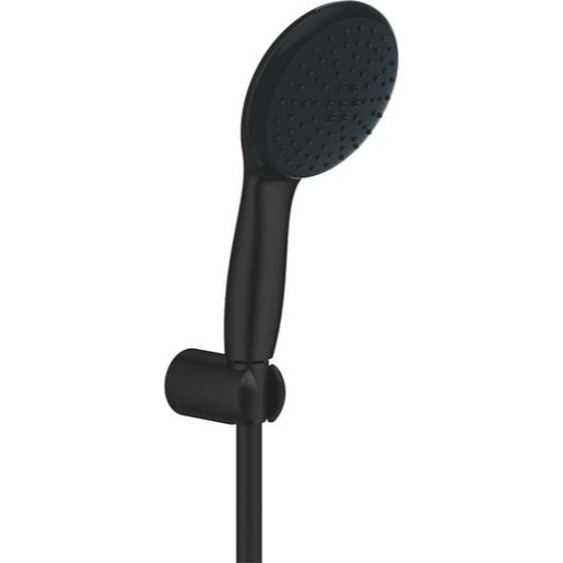 Grohe Vitalio Start sprchová hlavice s hadicí lepením i vrtáním černá matná 279502431 G279502431