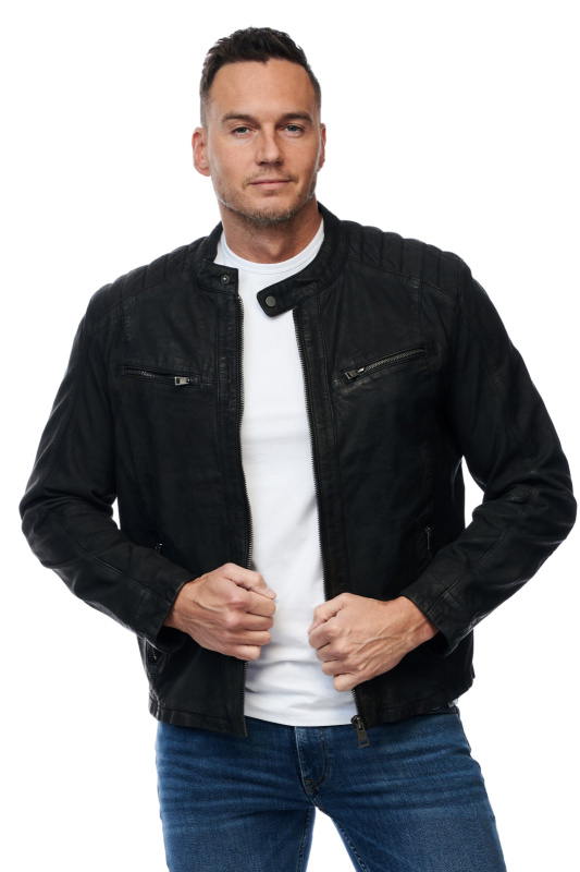 Pánská kožená bunda  MADDOX Sevilla hnědá - 48