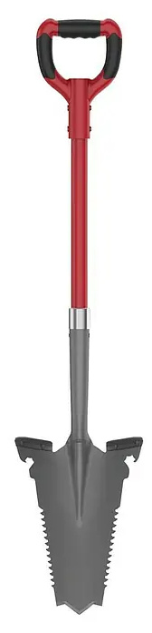 Multifunkční rýč Easymaxx / 114 cm / ocel / šedá/červená Varianta: ivi1
