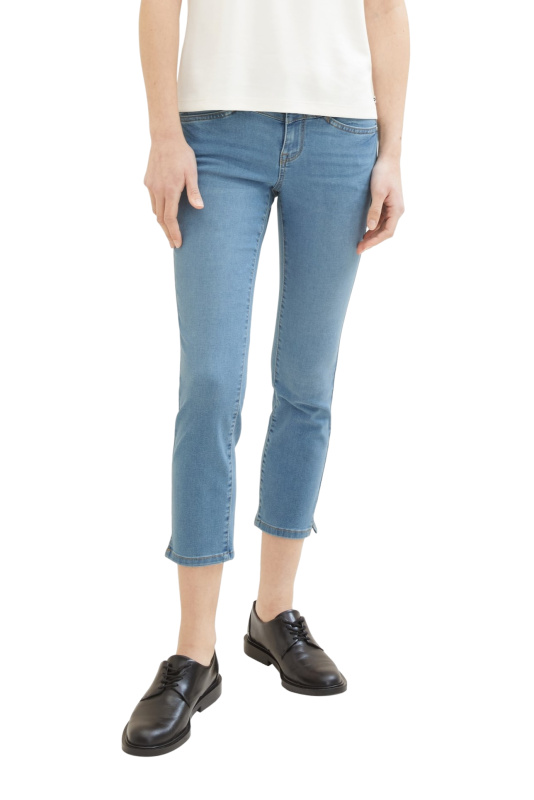 Dámské džíny TOM TAILOR Alexa Cropped světle modré-seprané-29/26
