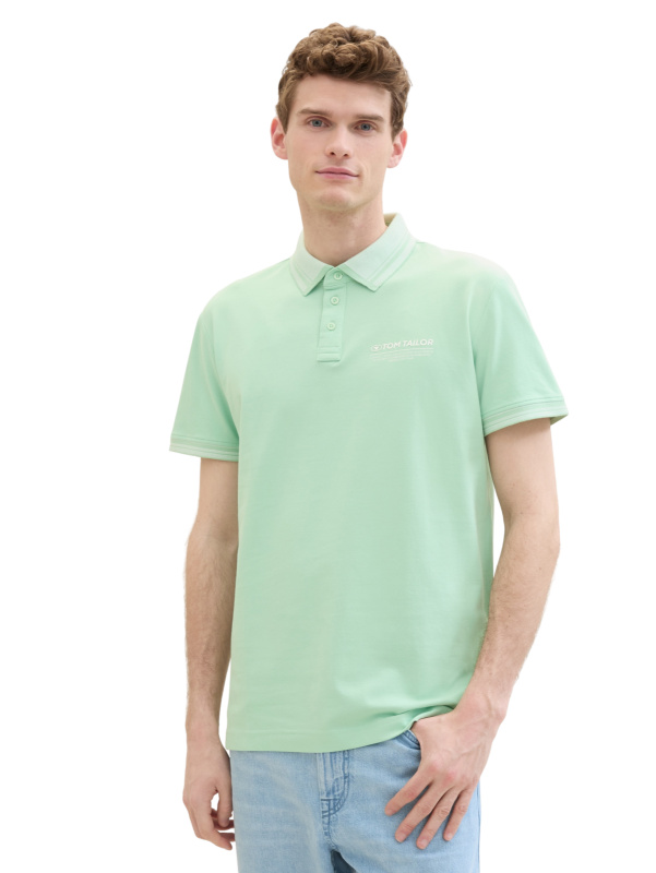 Pánská polokošile k.r. TOM TAILOR zelená-XL
