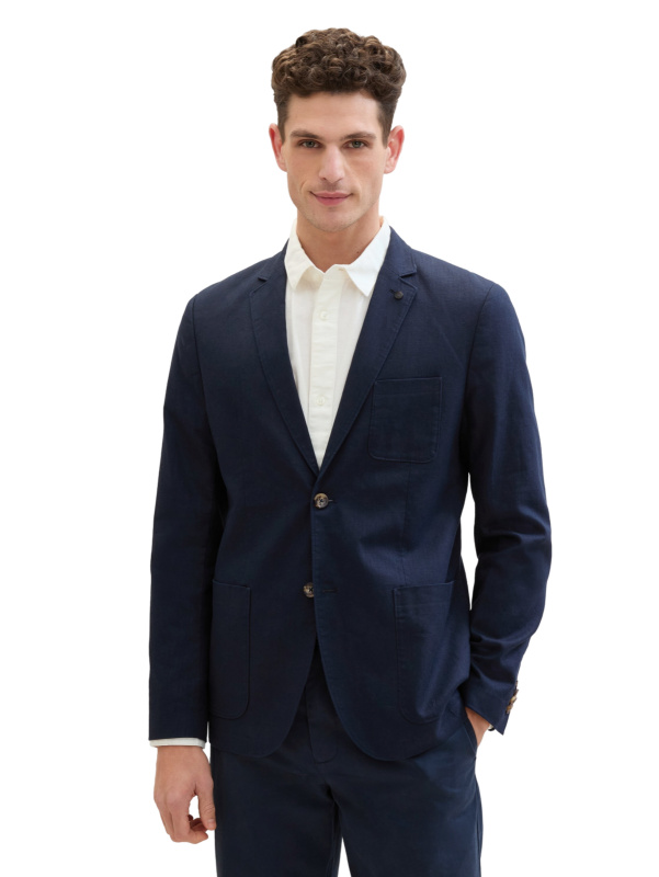 Pánské sako TOM TAILOR modré-48