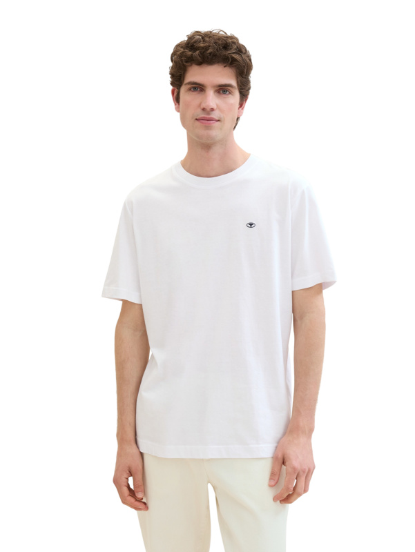 Pánské tričko k.r. TOM TAILOR bílé-3XL