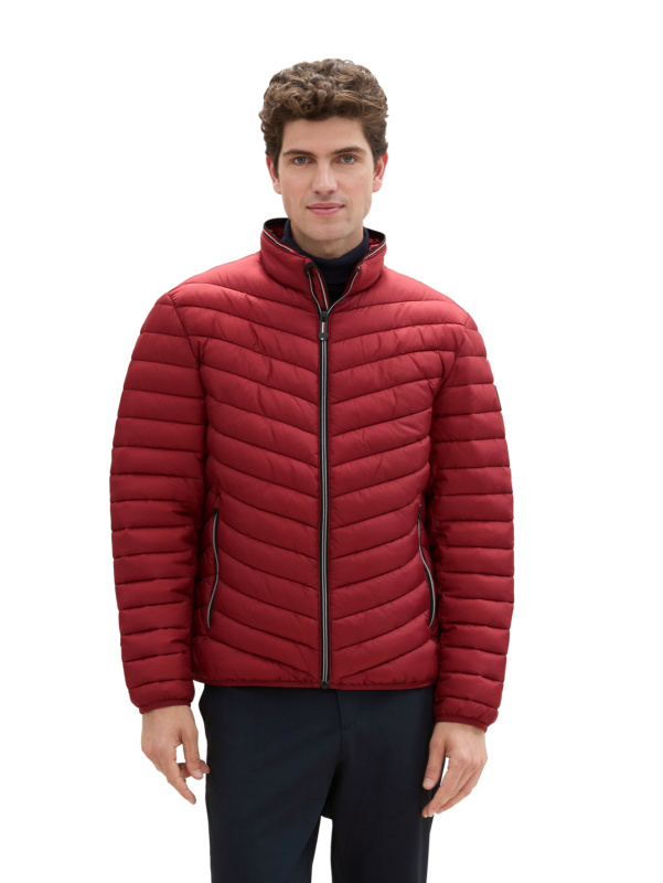 Pánská podzimní bunda TOM TAILOR červená-XL