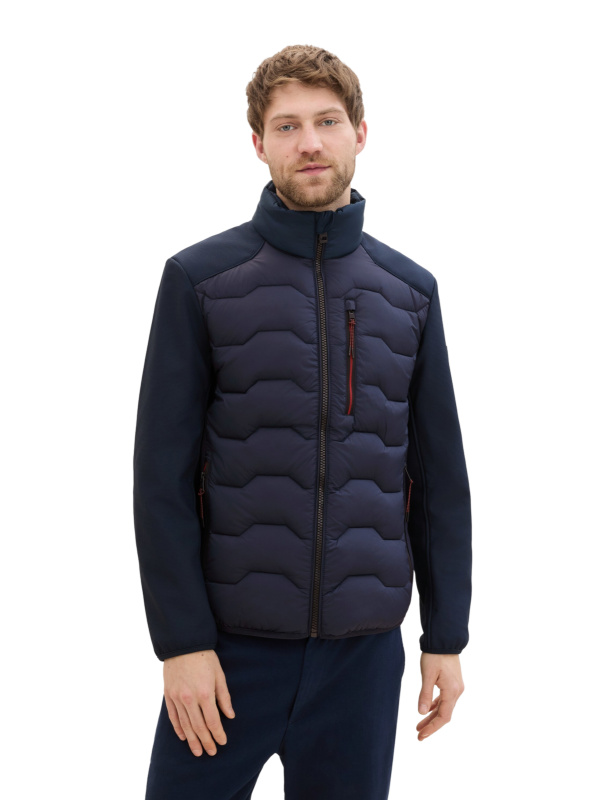 Pánská bunda TOM TAILOR tmavě modrá - XXL