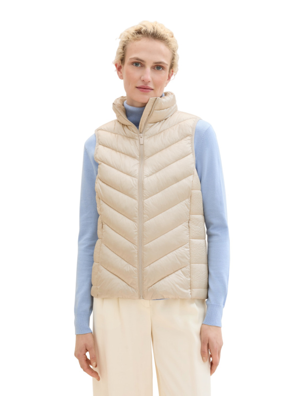 1041486 12365 Dusty Beige Dámská vesta