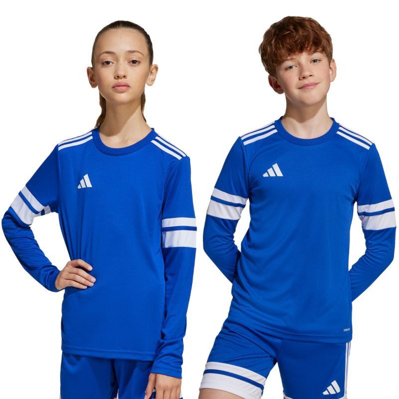 Dětské tričko adidas Squadra 25 s dlouhým rukávem modré JJ0046 152cm