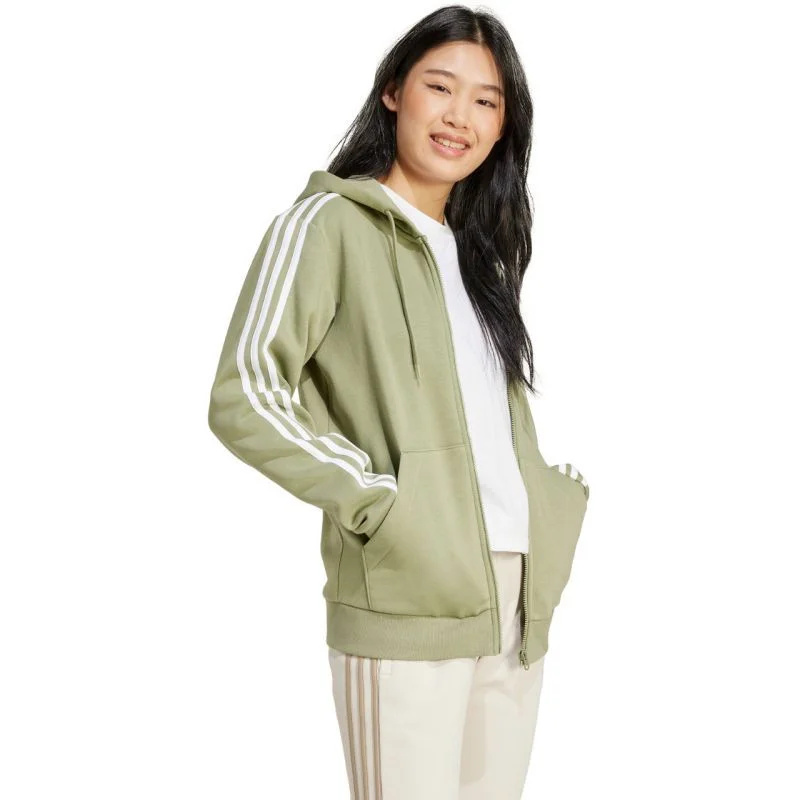Mikina adidas Essentials 3-Stripes Full-Zip Fleece W JP2352 s