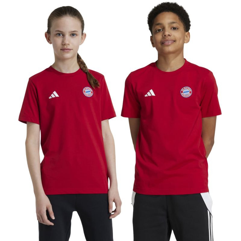 Dětské tričko adidas FC Bayern Mnichov červené IT4138 152cm