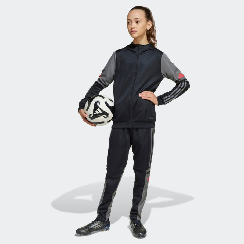 Mikina adidas Squadra 25 Hoodie Jr JD6087 140 cm