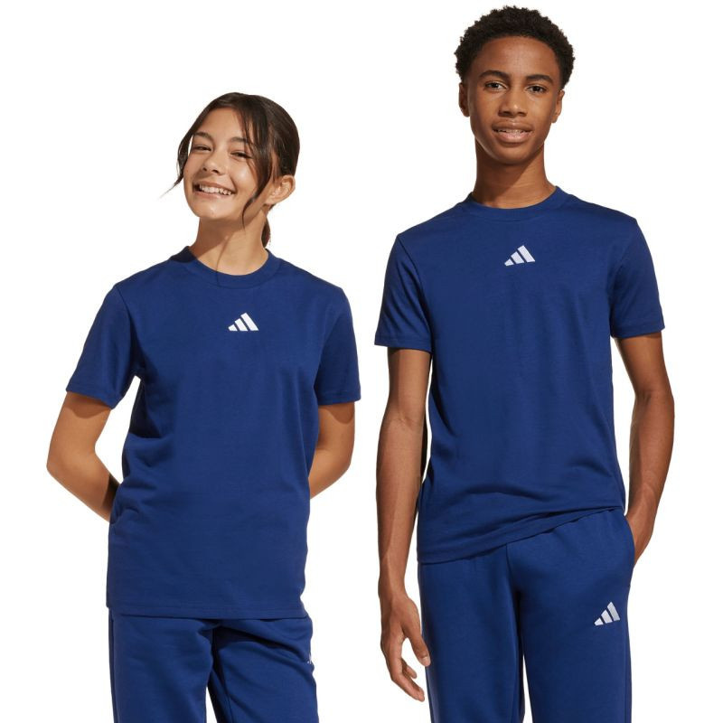 Dětské tričko adidas Essentials Tee 160 námořnická modrá JY0613 128 cm