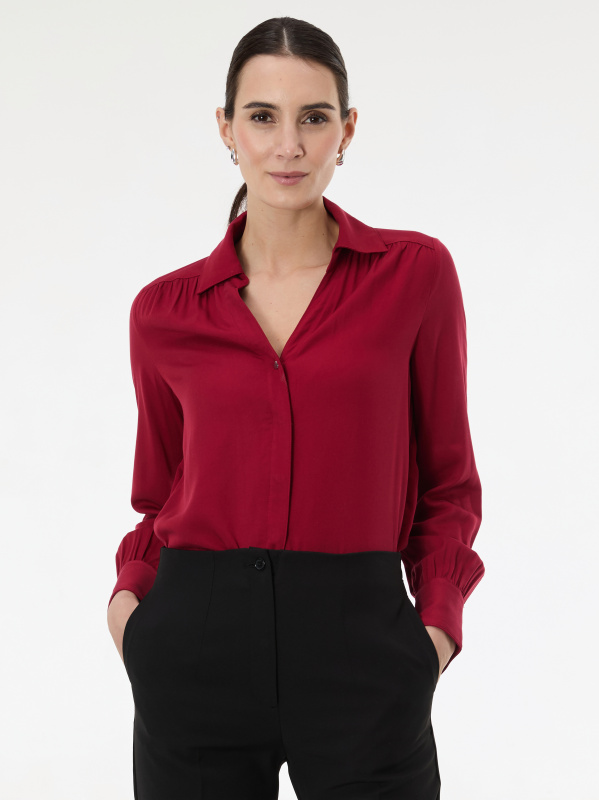 Bordová dámská halenka ORSAY