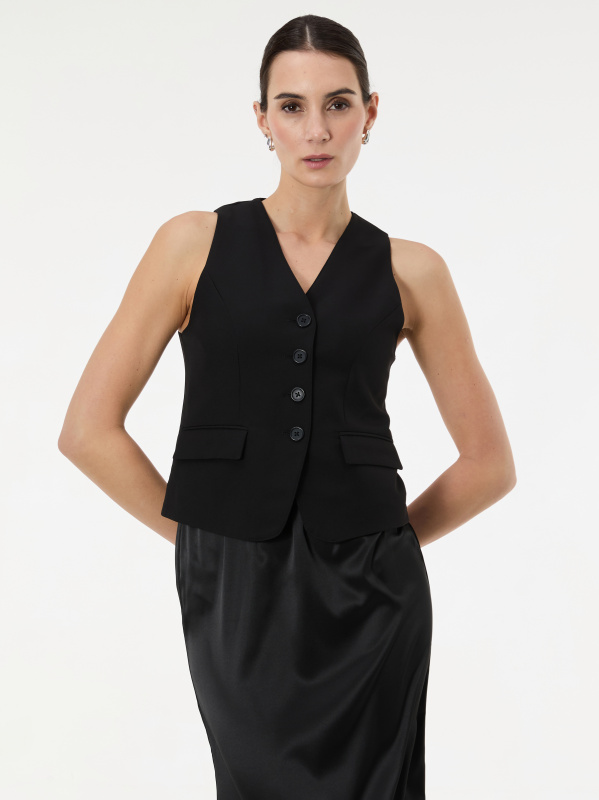 Černá dámská vesta ORSAY