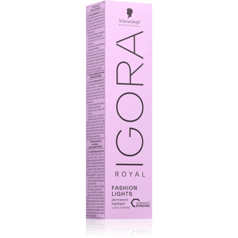 Schwarzkopf Professional IGORA Royal Fashion Lights zesvětlující krém na vlasy odstín L-77 60 ml