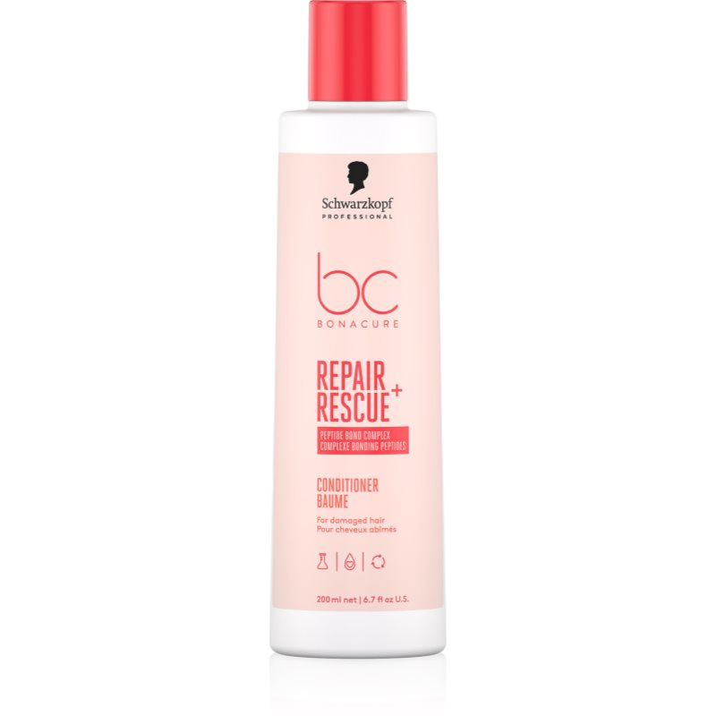 Schwarzkopf Professional BC Bonacure Repair Rescue+ intenzivní kondicionér pro poškozené vlasy 200 ml