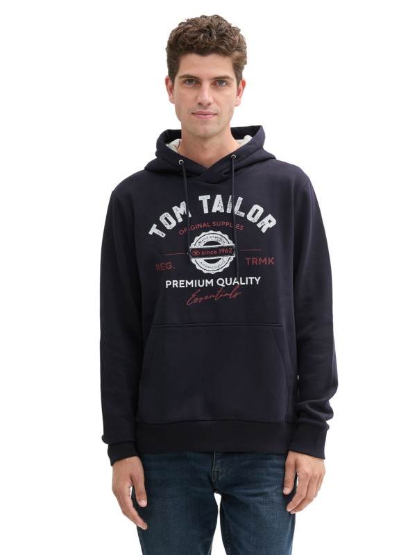 Pánská mikina TOM TAILOR modrá - M