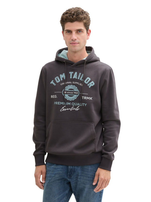 Pánská mikina TOM TAILOR šedá - XXL