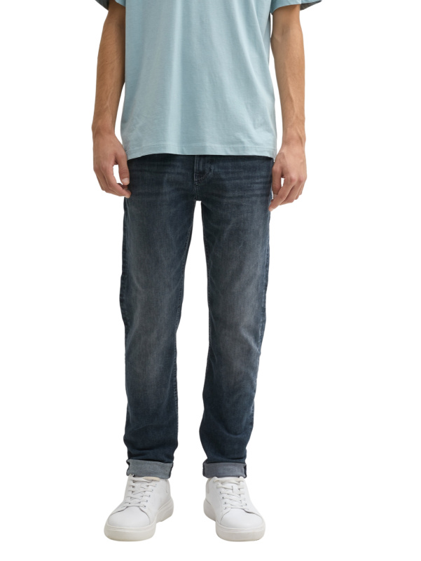 Pánské džíny TOM TAILOR tapered tmavě modré-seprané - 36/34