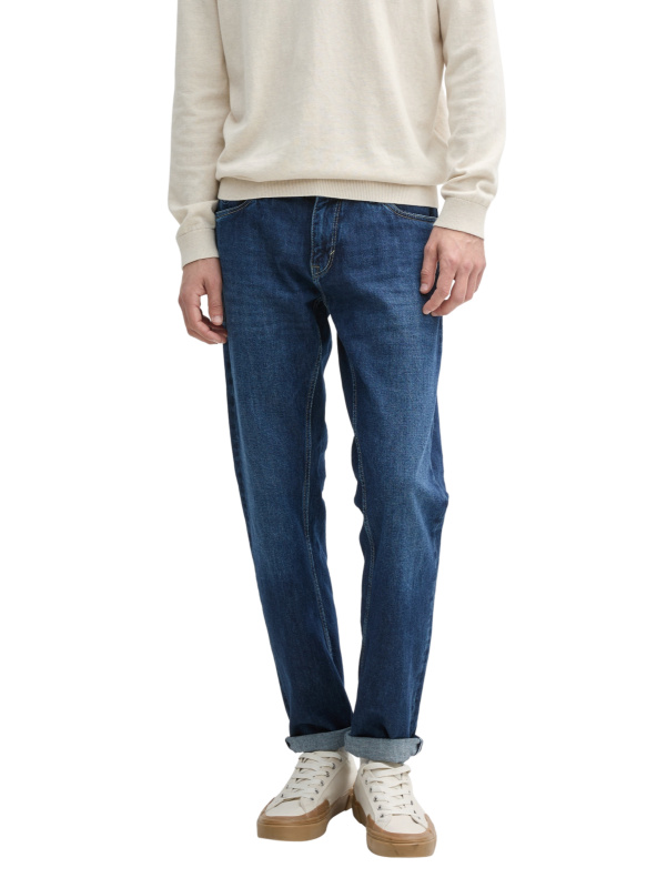 Pánské džíny TOM TAILOR tapered tmavě modré-seprané - 38/32