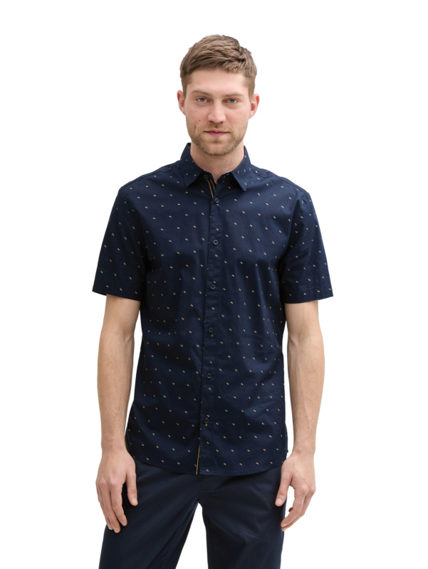 Pánská košile TOM TAILOR modrá - XL