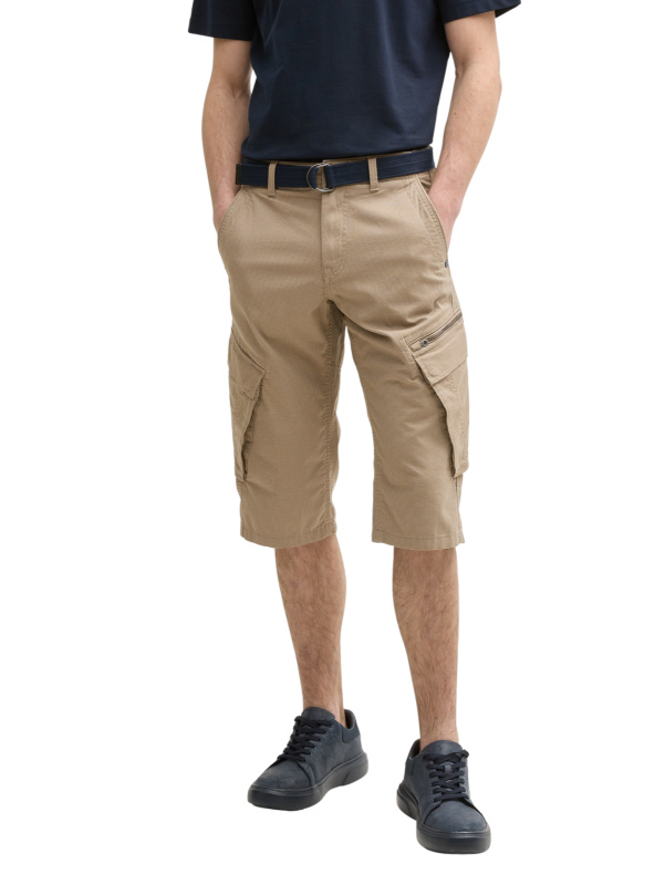 Pánské kraťasy TOM TAILOR béžové - 30