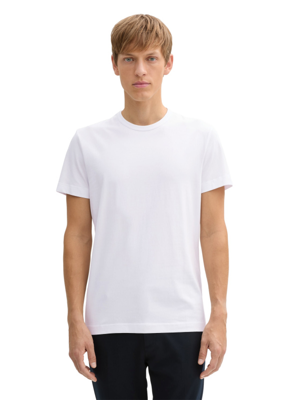 Pánské tričko TOM TAILOR bílé - XL