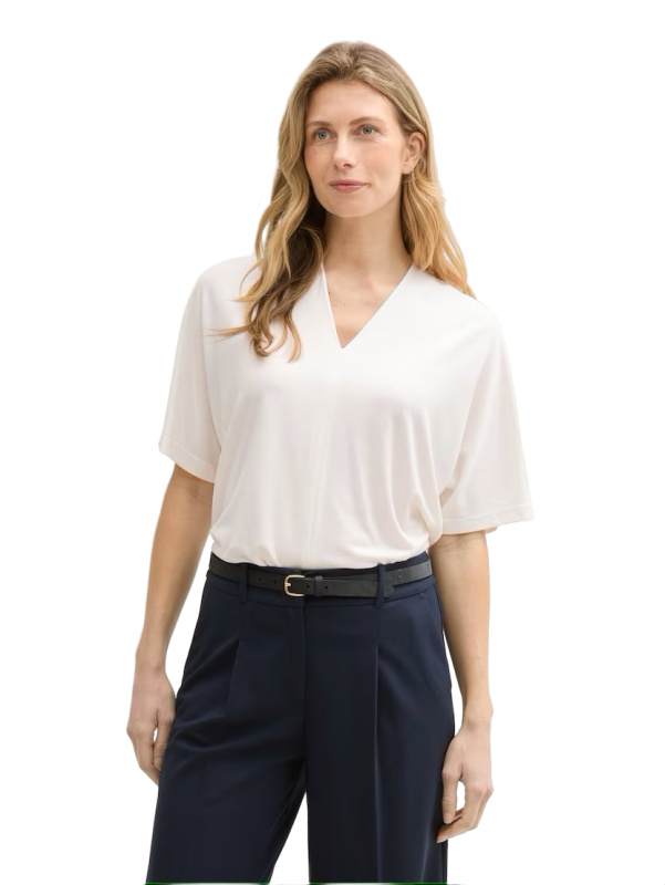 Dámská halenka TOM TAILOR bílá - XS